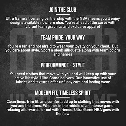 Camiseta de manga larga con cremallera de un cuarto de la NBA para hombre