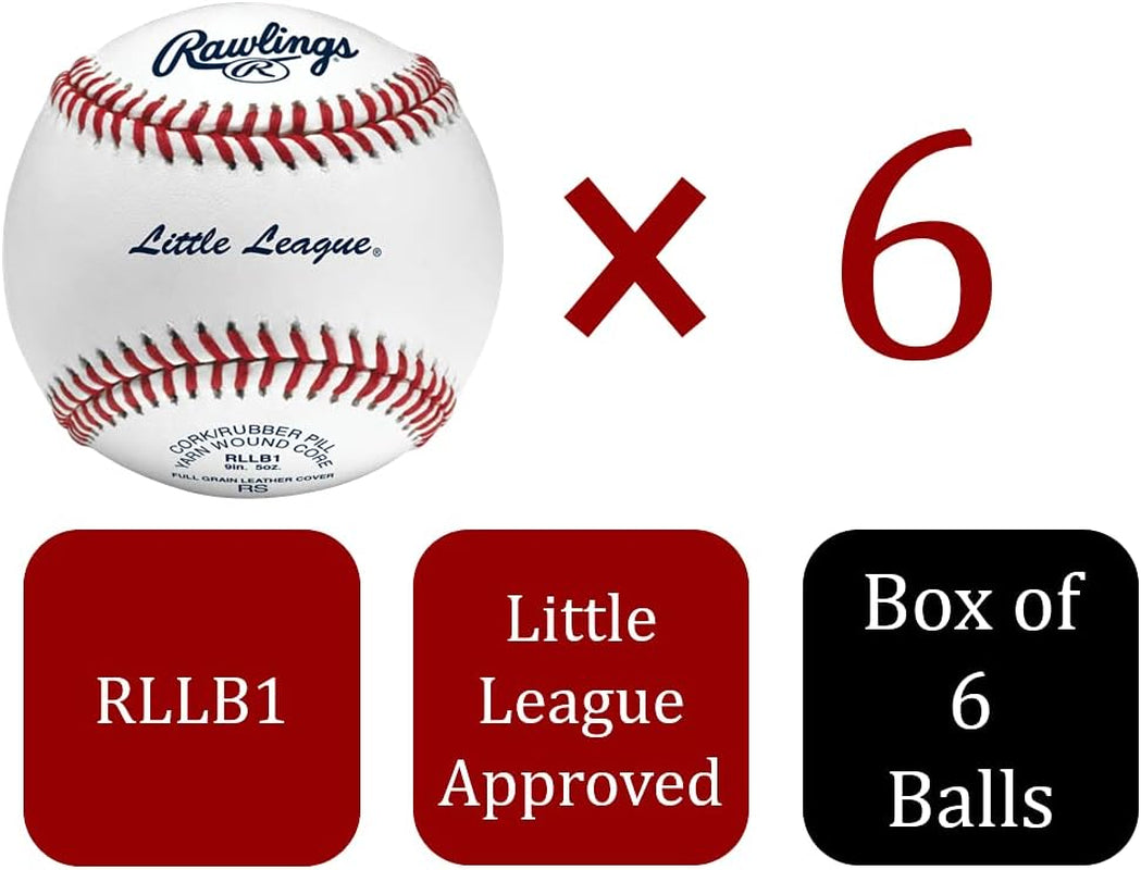 | Little League Baseballs | Competition Grade | RLLB1 | Youth/14U | Multiple Count Options