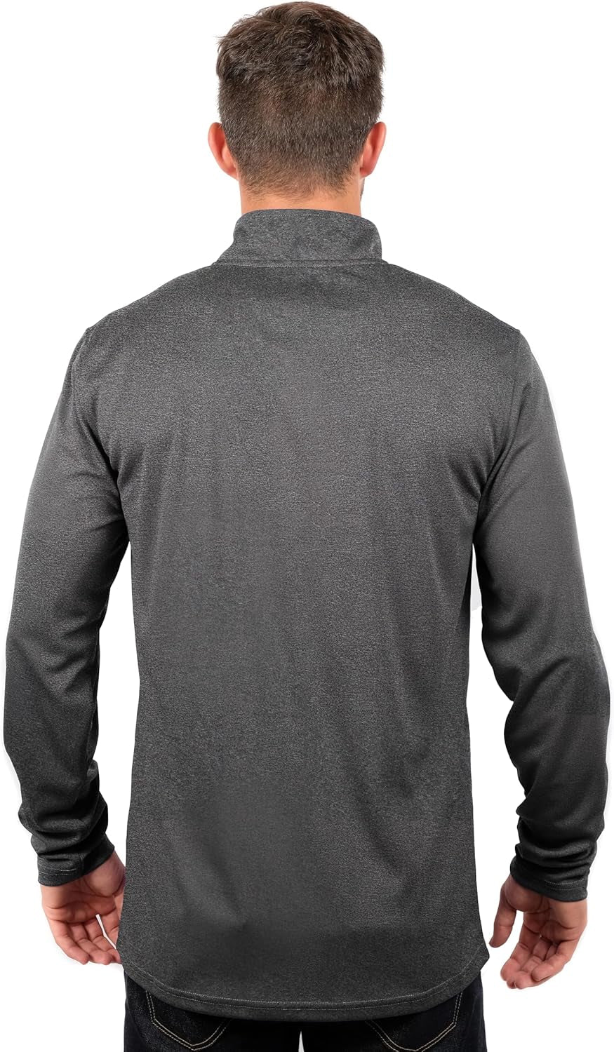 Camiseta de manga larga con cremallera de un cuarto de la NBA para hombre